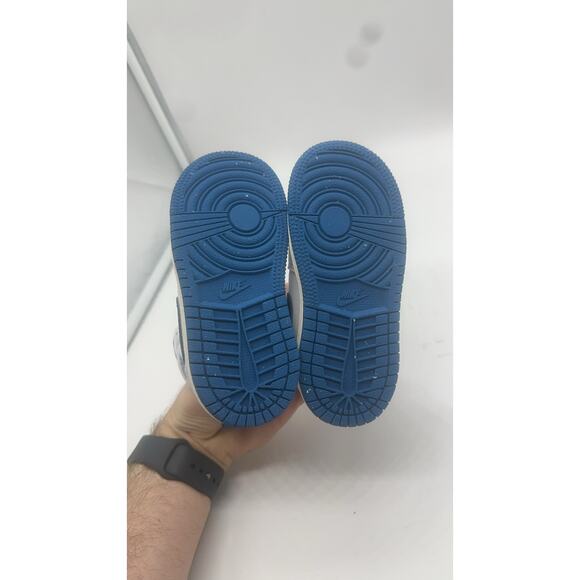 Nike Air Jordan 1 Mid Industrial Blue Sail Brand New Never Worn - Picture 6 of 7